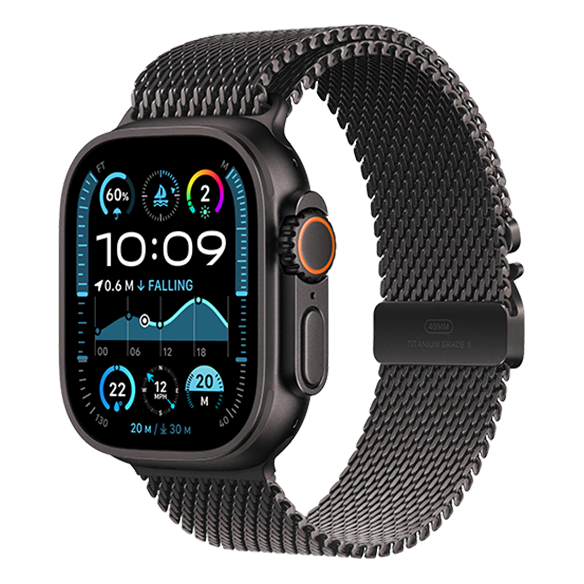 Apple Watch Series Ultra 2 Black Milanese Loop