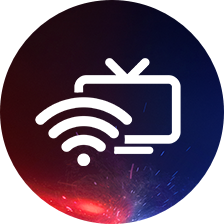 Broadband and TV icon